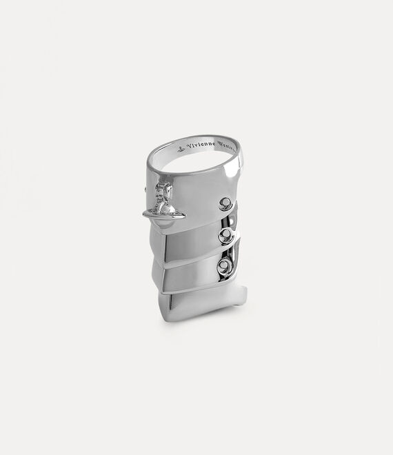 Vivienne Westwood Armour Ring in PLATINUM